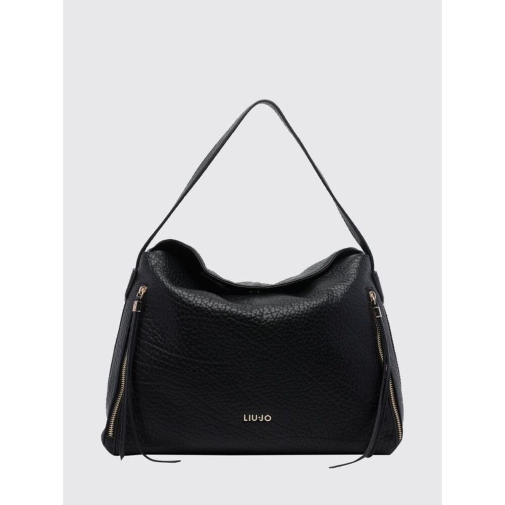 Liu Jo Women Liu Jo Grained Synthetic Leather Shoulder Bag With Flap Closure